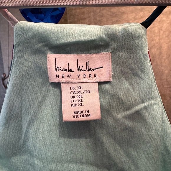 Nicole Miller Teal Dress - Picture 5 of 7